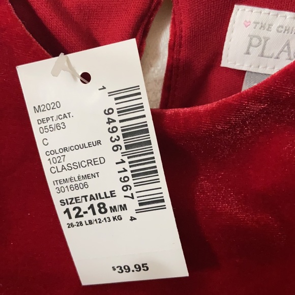 Red and Gold  The children’s place Dress - Picture 2 of 2